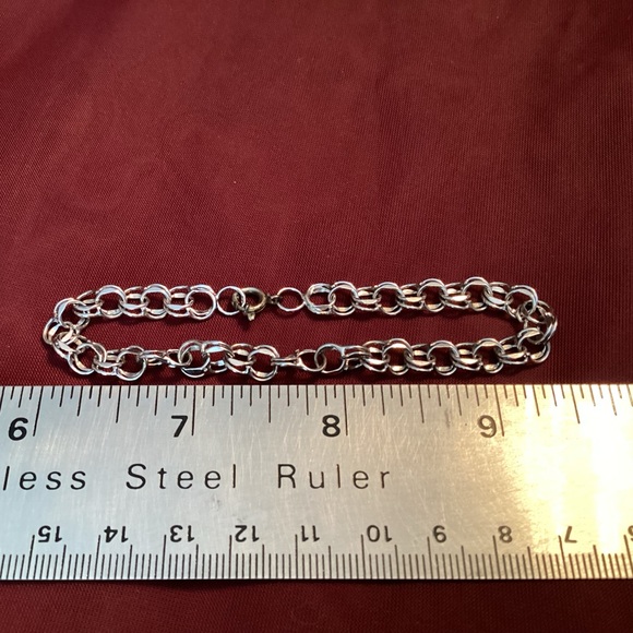Vintage Silver Charm Bracelet - Picture 6 of 8